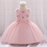 New Year Baby Girl Dress 0-24M 1 Years Baby Girls Birthday Dresses for infant Lace Vestido birthday party princess dress