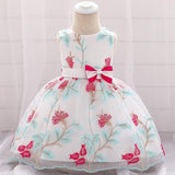 New Year Baby Girl Dress 0-24M 1 Years Baby Girls Birthday Dresses for infant Lace Vestido birthday party princess dress