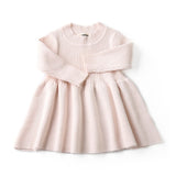 Newborn Baby Party Dress 2019 Autumn Winter Dresses For Baby Girls Knitting Baptism Princess Dress Infant 1 Year Birthday Dress