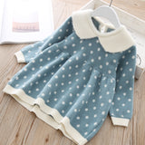 Newborn Girls warm Dress Cute autumn winter New Baby Knitted Clothes Infant Toddler Tops Shirts for girl wool Christmas Dresses