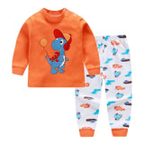 Baby Kids Pajamas Sets Cotton Boys Sleepwear Suit Girls Pajamas Long Sleeve Blouse Tops+Pants 2pcs Children Clothing Autumn