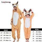 Boy Girl Pajamas Unicorn Winter Women Pajamas Cartoon Animal Pegasus Onesie Kigurumi Pyjamas Kids Hooded Baby Sleepwear Jumpsuit