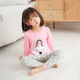 Kids Pajamas 2019 Autumn Girls Boys Sleepwear Nightwear Baby Infant Clothes Animal Cartoon Pajama Sets Cotton Children's Pyjamas