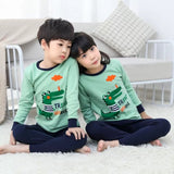 Kids Pajamas 2019 Autumn Girls Boys Sleepwear Nightwear Baby Infant Clothes Animal Cartoon Pajama Sets Cotton Children's Pyjamas
