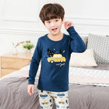 Kids Pajamas 2019 Autumn Girls Boys Sleepwear Nightwear Baby Infant Clothes Animal Cartoon Pajama Sets Cotton Children's Pyjamas
