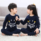Kids Pajamas 2019 Autumn Girls Boys Sleepwear Nightwear Baby Infant Clothes Animal Cartoon Pajama Sets Cotton Children's Pyjamas