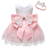 Infant Dress Christmas Baby Princess Party Dresses For Baby Girls Christening Dress 1 Year Birthday Dress Newborn Baby Clothes