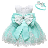 Infant Dress Christmas Baby Princess Party Dresses For Baby Girls Christening Dress 1 Year Birthday Dress Newborn Baby Clothes