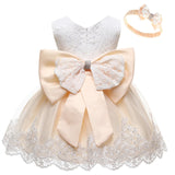 Infant Dress Christmas Baby Princess Party Dresses For Baby Girls Christening Dress 1 Year Birthday Dress Newborn Baby Clothes