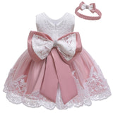 Infant Dress Christmas Baby Princess Party Dresses For Baby Girls Christening Dress 1 Year Birthday Dress Newborn Baby Clothes