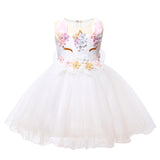 Unicorn Dress Infant Party Dress For Baby Girl 1 Year Birthday Dress Kids Baby Girls Christening Dress Newborn Carnival Costume