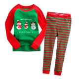 Christmas Children's Pajamas Set Girls Cotton New Years Sleepwear Set Long-sleeved Good Quality Print Cute Kids Pajamas Suit