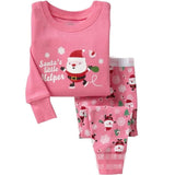 Christmas Children's Pajamas Set Girls Cotton New Years Sleepwear Set Long-sleeved Good Quality Print Cute Kids Pajamas Suit