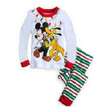 Christmas Children's Pajamas Set Girls Cotton New Years Sleepwear Set Long-sleeved Good Quality Print Cute Kids Pajamas Suit