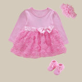 New Born baby girl clothes&dresses cotton princess style baby baptism dress 2019 infant christening dress vestidos 0 3 6 months