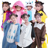 SAILEROAD Baby Girl Pajamas For Girls Unicorn Pajamas Kids Flannel Kigurumi Children Pijama Animal Sleepwear Warm Winter Onesies