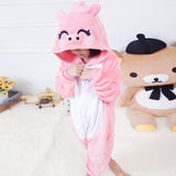 SAILEROAD Baby Girl Pajamas For Girls Unicorn Pajamas Kids Flannel Kigurumi Children Pijama Animal Sleepwear Warm Winter Onesies