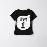 2019 Boys Girls Short Sleeve T Shirts Summer Shirt Kid Baby Children Clothing Birthday Number tshirt First Christmas Clothes Tee