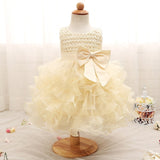 Cute Girl Infant Party Dress For 1 Year Baby Girl Birthday Frock Toddler Girl Christening Gown Baby Purple Dresses For Baptism