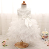 Cute Girl Infant Party Dress For 1 Year Baby Girl Birthday Frock Toddler Girl Christening Gown Baby Purple Dresses For Baptism