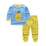 2019 Autumn Children Pajamas Animal Cartoon Sleepwear Kids Clothes Set Winter Pyjamas Kids Toddler Baby Sleepwear For Boys Girls