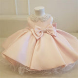 2019 Baby Girl Tutu Dress Ball Gown Birthday Dress For Newborn Clothing Bow Princess Dress Congratulations Party 1 Year Dresses