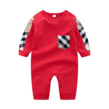 Spring Autumn Fashion Baby Boys Clothes Long Sleeve Baby Rompers Newborn Cotton Girls Clothing Toddler Jumpsuits Infant Clothing