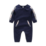 Spring Autumn Fashion Baby Boys Clothes Long Sleeve Baby Rompers Newborn Cotton Girls Clothing Toddler Jumpsuits Infant Clothing