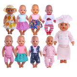 Doll Clothes Handsome Suit Wear For 18 Inch American Doll & 43 Cm Baby Doll For Our Generation  Girl`s Toy