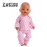 Doll Clothes Handsome Suit Wear For 18 Inch American Doll & 43 Cm Baby Doll For Our Generation  Girl`s Toy