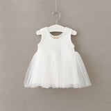 baby girl dress sleeveless baby party dress summer 1st birthday dress for 1 year baby girl Infant tutu clothing newborn outfit