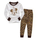 Minnie Cartoon Baby Girl Clothing Sets Cute Printing Long Sleeve T shirt + Casual Pant 2PCS Pajama Sets Kids Girl Sleepwear