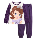 Minnie Cartoon Baby Girl Clothing Sets Cute Printing Long Sleeve T shirt + Casual Pant 2PCS Pajama Sets Kids Girl Sleepwear