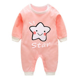 VTOM Baby Infant  Rompers Baby Boys Girls Long-Sleeved Rompers Cartoon Infant Jumpsuit  Baby Toddler Clothes BB8-2