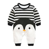 VTOM Baby Infant  Rompers Baby Boys Girls Long-Sleeved Rompers Cartoon Infant Jumpsuit  Baby Toddler Clothes BB8-2
