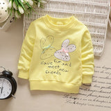2017 New Spring Kids T-Shirt Baby Girls Long Sleeve Shirts Tops Baby Clothes Cute Candy Bow Girls Blouse 6-24months