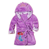 Yilaku Children's Robes Boys Girls Cartoon Sleepwear Kids Pajamas Bathrobes Kids Hooded Baby Robes For 2-6 Y CF534