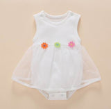 New Born Baby Girls Infant Dress&clothes Summer Kids Party Birthday Outfits 1-2years Shoes Set Christening Gown Baby Jurk Zomer