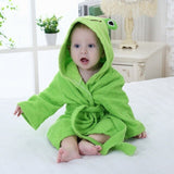 0-6Y Children Robes Animal Boys Girls Cotton sleepwear Baby Bathrobe Romper kids Home wear Baby Hooded Bath Towel Robes Cartoon