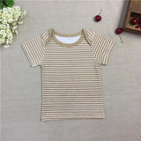COSPOT Newborn Summer T Shirt  Infant Striped Tee Baby Boys Girls Cotton Striped T-shirt Kids Summer Tee 2017 New Arrival 20