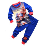 Children's Clothing Sets Boys Sleepwear Clothes Kids Batman Pajamas Set Baby Girls Cotton Cartoon Pijamas Spring Autumn Pyjamas