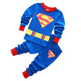 Children's Clothing Sets Boys Sleepwear Clothes Kids Batman Pajamas Set Baby Girls Cotton Cartoon Pijamas Spring Autumn Pyjamas