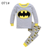 Children's Clothing Sets Boys Sleepwear Clothes Kids Batman Pajamas Set Baby Girls Cotton Cartoon Pijamas Spring Autumn Pyjamas