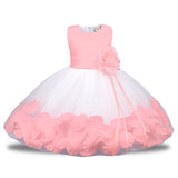 1 Year Birthday Baby Girl Party Dress Baptism Infant Christening Gown Newborn Toddlers Bebes Kids Clothes 6 9 12 18 Months SQ346