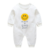 VTOM Baby Infant  Rompers Baby Boys Girls Long-Sleeved Rompers Cartoon Infant Jumpsuit  Baby Toddler Clothes BB8-2