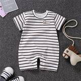 Uniesx Newborn Baby Rompers Clothing Infant Jumpsuits 100%Cotton Stripe Children Roupa De  Girls&Boys Baby Clothes