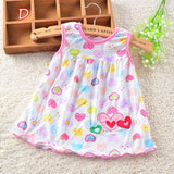 2019 Cute Vestido infantil Baby Girl Dress Cotton Regular Sleeveless A-Line Dresses Casual Clothing Mini Princess 0-24 Months