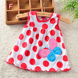 2019 Cute Vestido infantil Baby Girl Dress Cotton Regular Sleeveless A-Line Dresses Casual Clothing Mini Princess 0-24 Months
