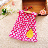 2019 Cute Vestido infantil Baby Girl Dress Cotton Regular Sleeveless A-Line Dresses Casual Clothing Mini Princess 0-24 Months