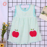 2019 Cute Vestido infantil Baby Girl Dress Cotton Regular Sleeveless A-Line Dresses Casual Clothing Mini Princess 0-24 Months